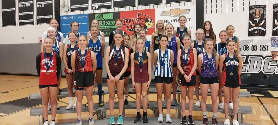 IESA State Cross Country 3A CHAMPION Gracie! And our girls took 2nd as a team! So incredibly proud!!! <a href="/D23MacArthur/">MacArthur M.S.</a> #MAChasPRIDE #PROUD2BD23