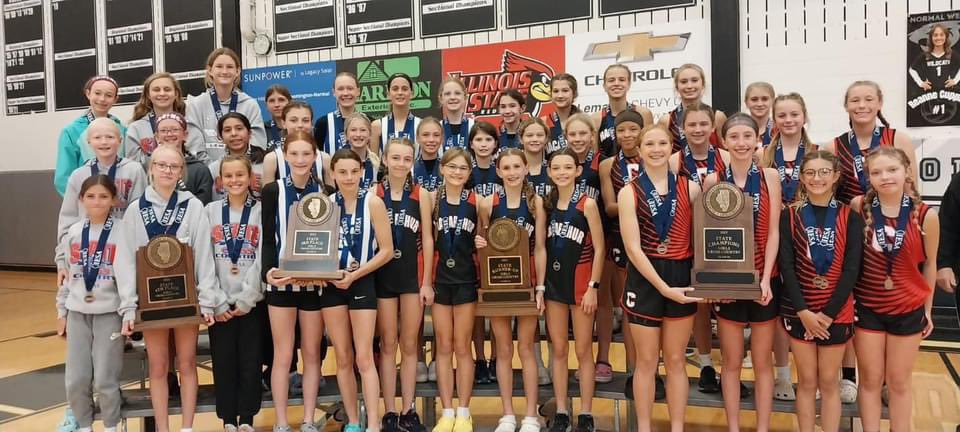 AthenaKalaras's tweet photo. IESA State Cross Country 3A CHAMPION Gracie! And our girls took 2nd as a team! So incredibly proud!!! @D23MacArthur #MAChasPRIDE #PROUD2BD23 https://t.co/oz968yJeeu