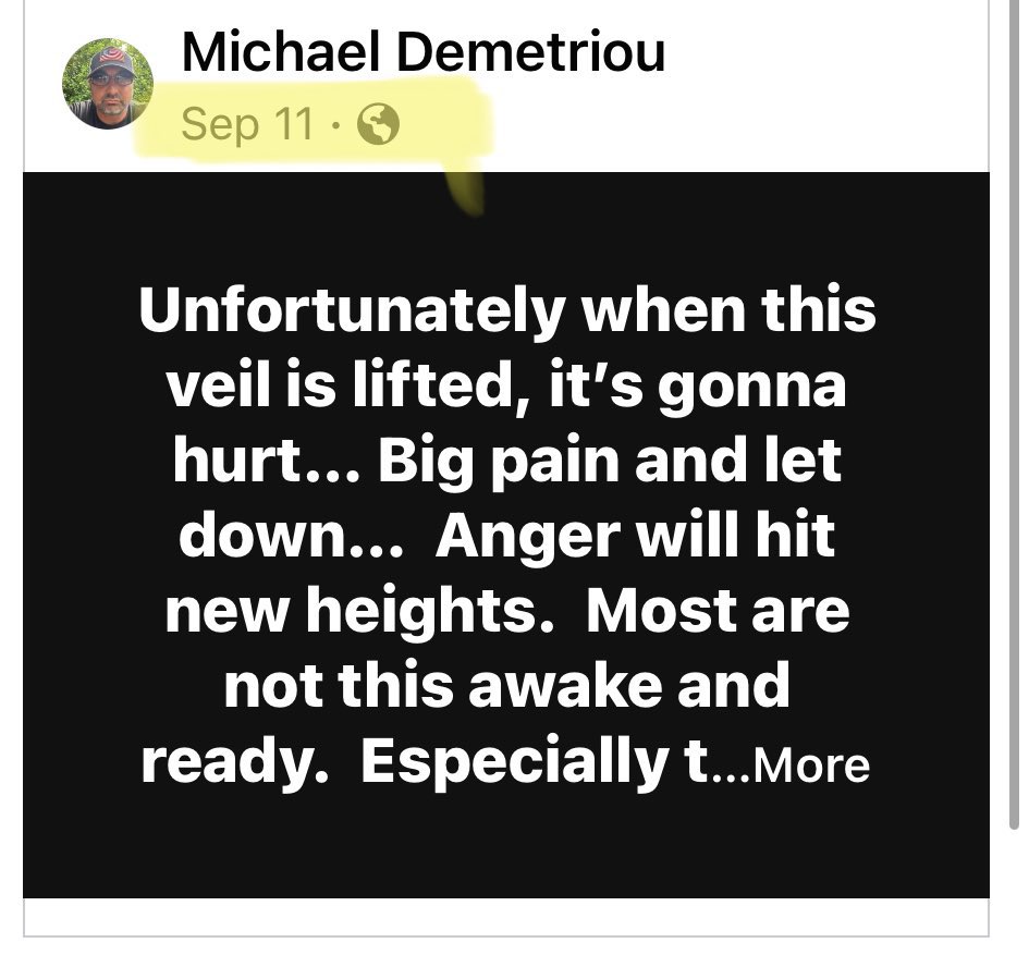 _MJD_17's tweet photo. This was one month before Israel’s current 9-11 on 9-11
The part which cutoffs off
“… especially the NYC Liberal”
One month before! https://t.co/jpp7Kat76W