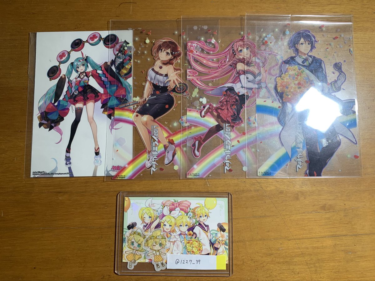 1227_39's tweet photo. 【交換】初音ミク マジカルミライ 39culture 雪ミク あそーと ラウンドワン PARCO 楽天コレクション ラスカル 百均 

譲・画像1~8

求・同異種レン＞リン

なんでも検討させて頂きます。
一部推しも出しています。 https://t.co/9XaUahSM17