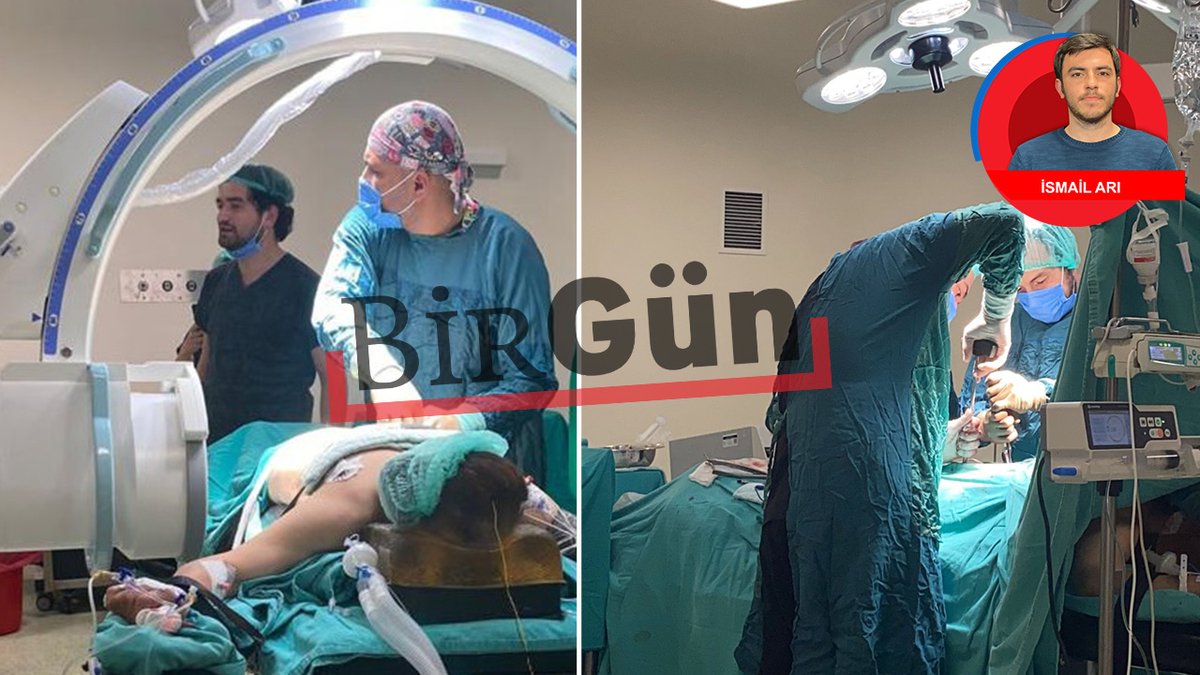 BirGun_Gazetesi's tweet photo. Temizlik görevlisi ameliyata girmiş!

Bozüyük Devlet Hastanesi’nde beyin cerrahı Sezer Zehir’in ameliyatlara temizlik görevlisi ile medikal malzeme satan firmanın çalışanlarını alıp cerrahi işlem yaptırdığı ortaya çıktı
https://t.co/jVoESectKA https://t.co/LWUDTqMeNm