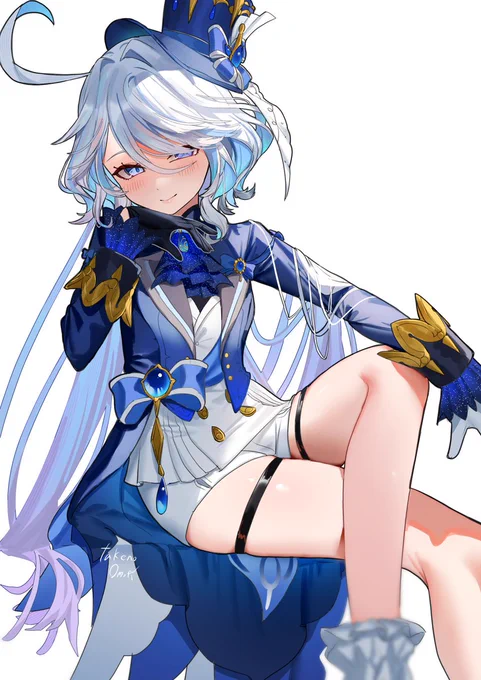 水神じゃなくてフトモモの神様ってコト!? #原神 #フリーナ