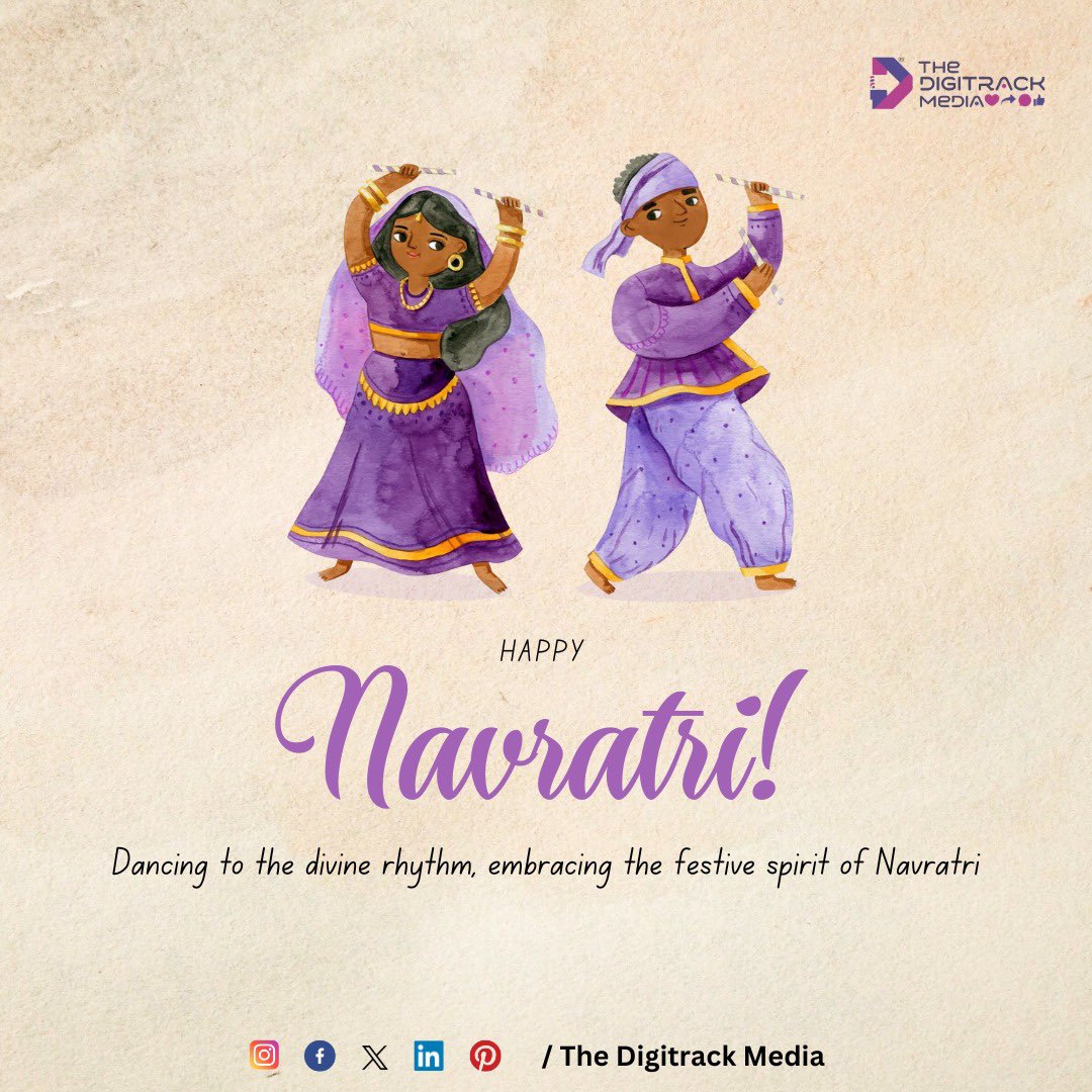 May your business bloom and prosper like the vibrant colors of Navratri! Wishing you a season filled with abundance and success. 
.
.
.
.
.
#Navratri #BusinessBlessings #SuccessAhead #thedigitrackmedia