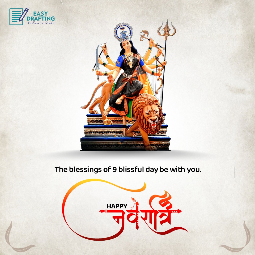 EasyDrafting's tweet photo. नवरात्रि कि हार्दिक शुभकामनाएं ✨🌺
#Easydrafting #navratri #durga #durgapuja https://t.co/sEZZAQuXlJ