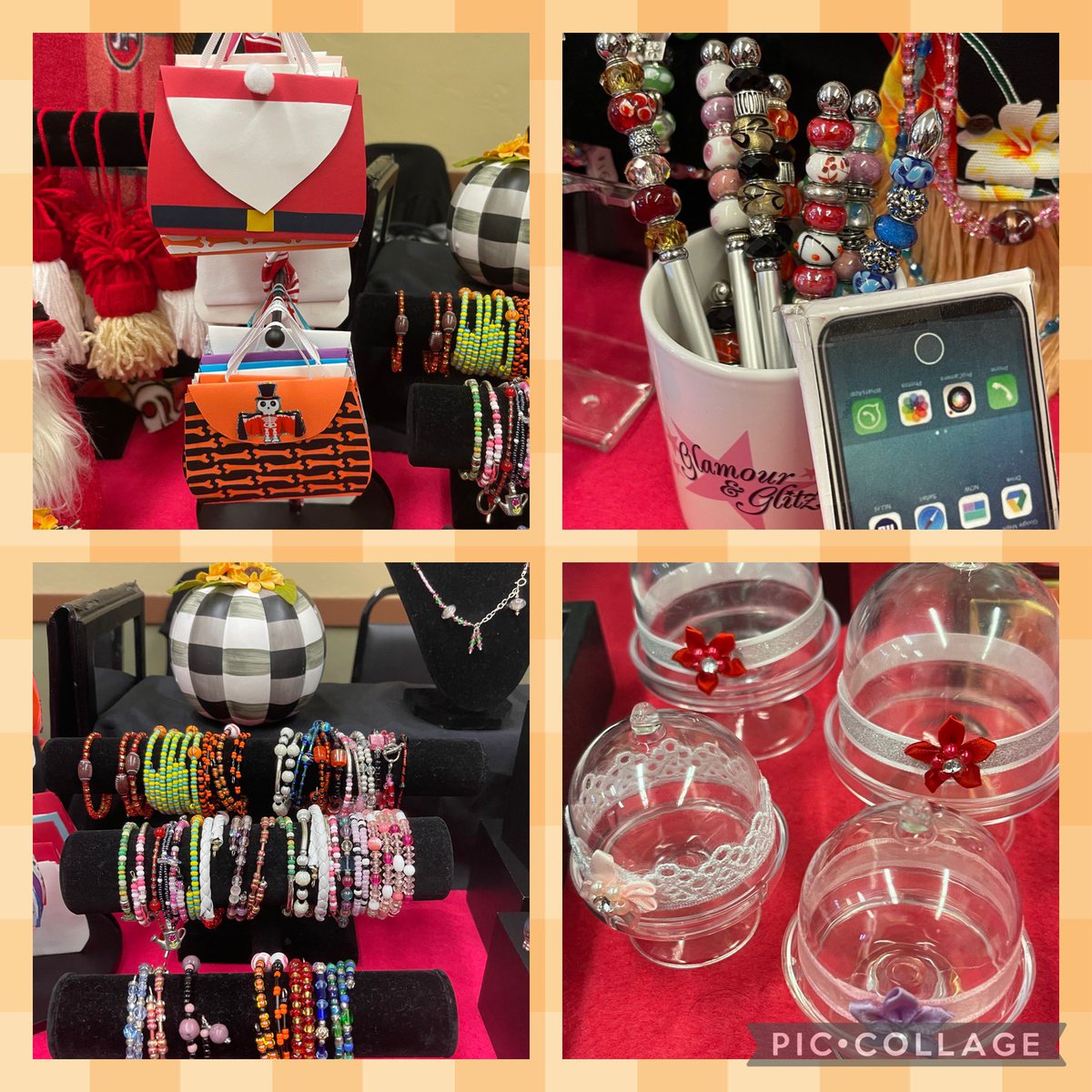 PinkEligio's tweet photo. First craft show of the season was successful! Three more to go!! 🎃🎃 https://t.co/Op4tcRzzyd