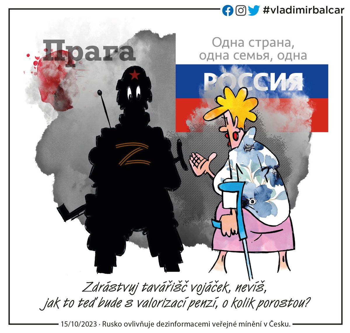 vladimir_balcar's tweet photo. Čessko v blízké budoucnosti...
#Seniori #Luza #Kresleny #Humor #Vtip #Cartoons #VladimirBalcar https://t.co/XbccPfLHcx
