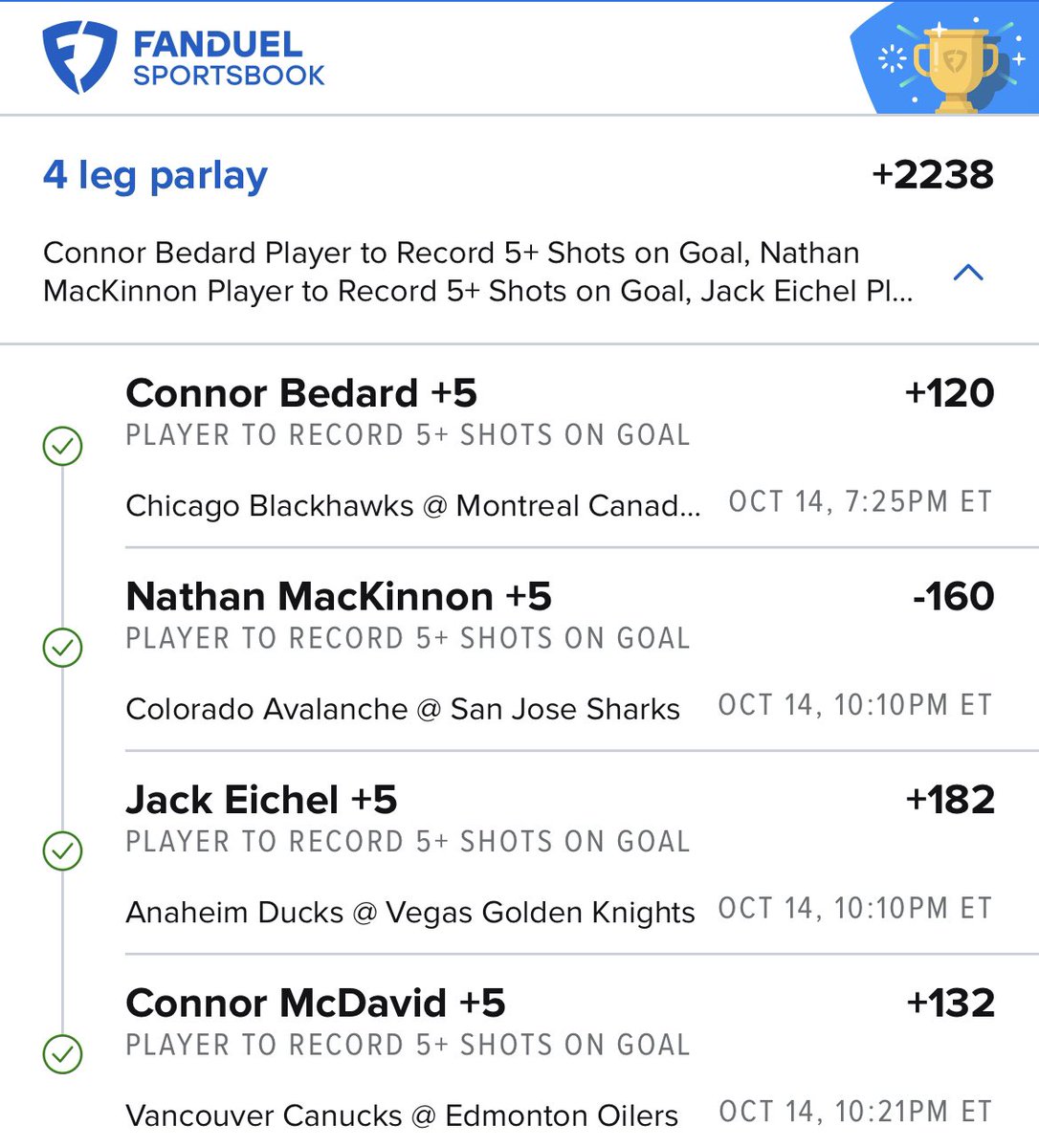 MattyChucks's tweet photo. LOOKS BEAUTIFUL 🫡✅

First hockey lotto of the season feels great! Who’s ready for more!? 

$25 to 1 person who RT’s this 🔥 #GamblingX https://t.co/WSdjlMwVha