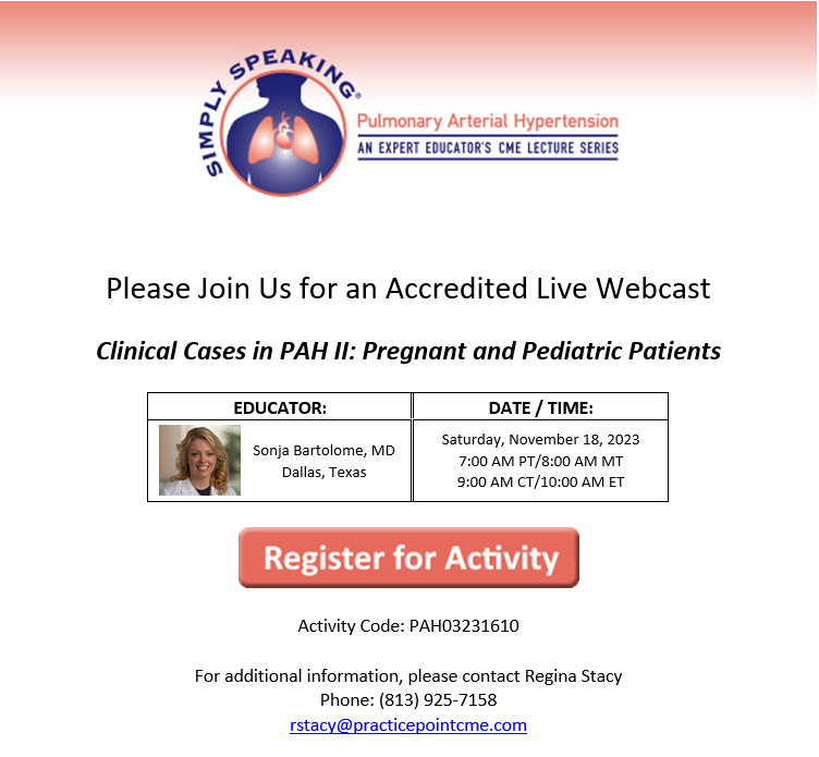 Since November is Pulmonary Hypertension month, we're bringing you 2 Pulmonary Hypertension webinars with FREE CME every weekend and a PHTN Podcast! Here's a sneak peak:
#nursepractitioner #physicianassistant #advancedpracticeproviders