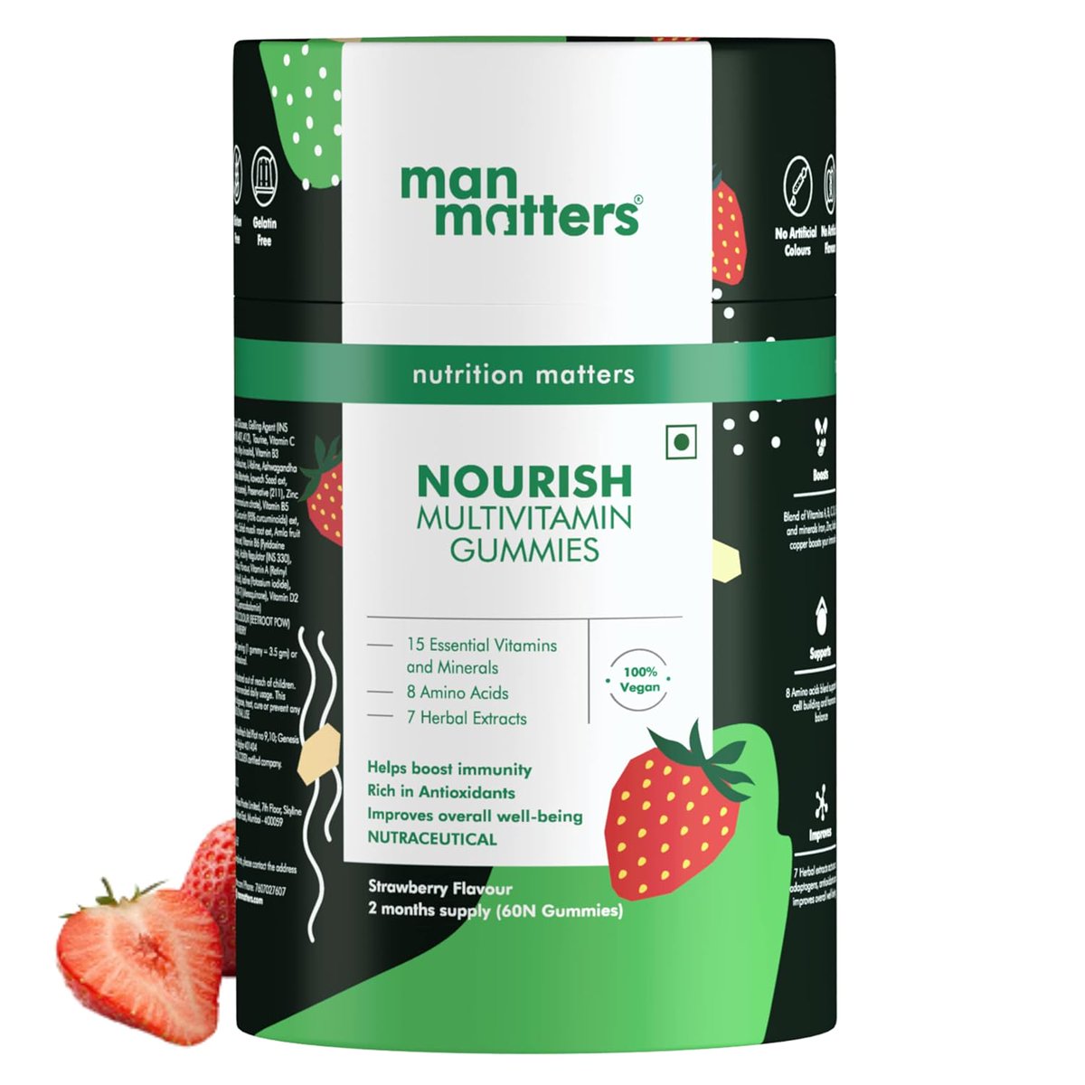 MindYourDeal's tweet photo. Deal (Aff)- https://t.co/g5uCbrD71V
Rs 512 (5% off + 10% coupon
Man Matters Multivitamin Gummies| 60 Day Pack
#deal #sale #health #nutrition #supplement #multivitamin #vegetablecapsules #vegan #organic #india #omega3 #health https://t.co/jS5EDbm4TN