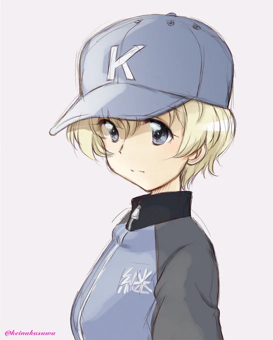 ヨウコ落書き色つけました