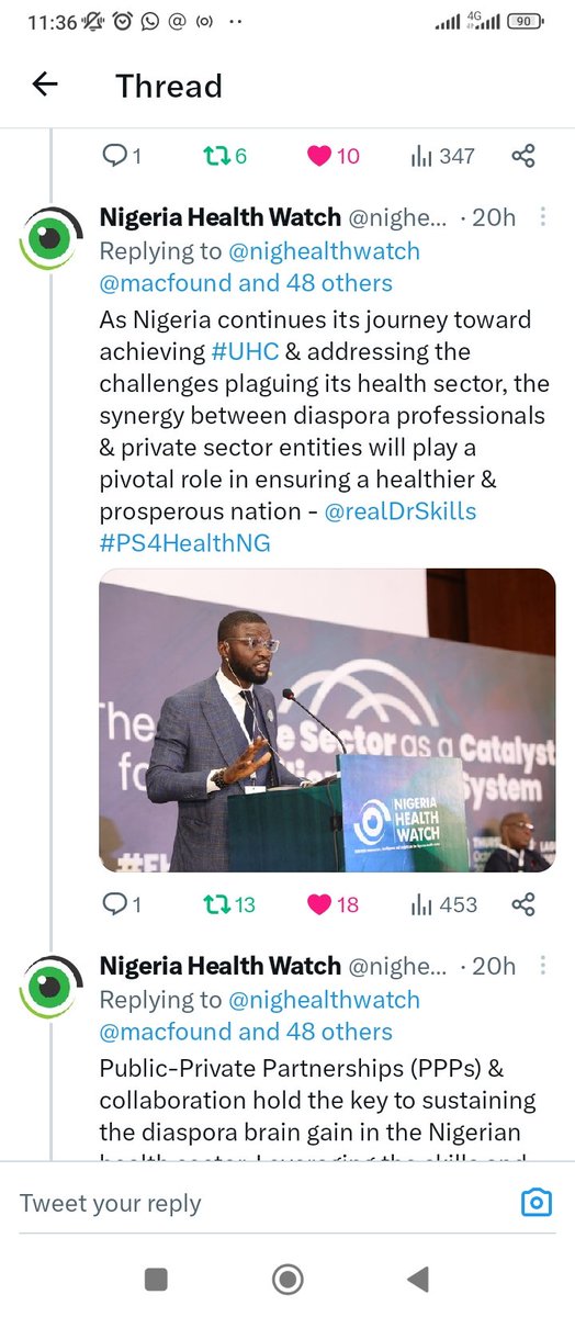 NiMSA_Nigeria's tweet photo. On Thurs, Oct 12th, the 46th &amp; incumbent NiMSA President @realDrSkills was invited as a speaker at the Future of Health Conference in Lagos,where he eloquently shared his insights on the importance of private sector partnerships &amp; collaborations to sustain the diaspora brain gain https://t.co/pRzbUvqaG5