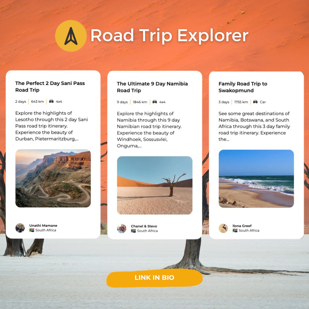 🌟 Congratulations to our three lucky winners of our Road Trip Competition. These are such great road trip itineraries that you need to check out!  Who's ready to hit the road with @DriveSouthAfrica? 🚗💨

bit.ly/3o4wsGs

#DriveSouthAfrica #CarRentalSouthAfrica