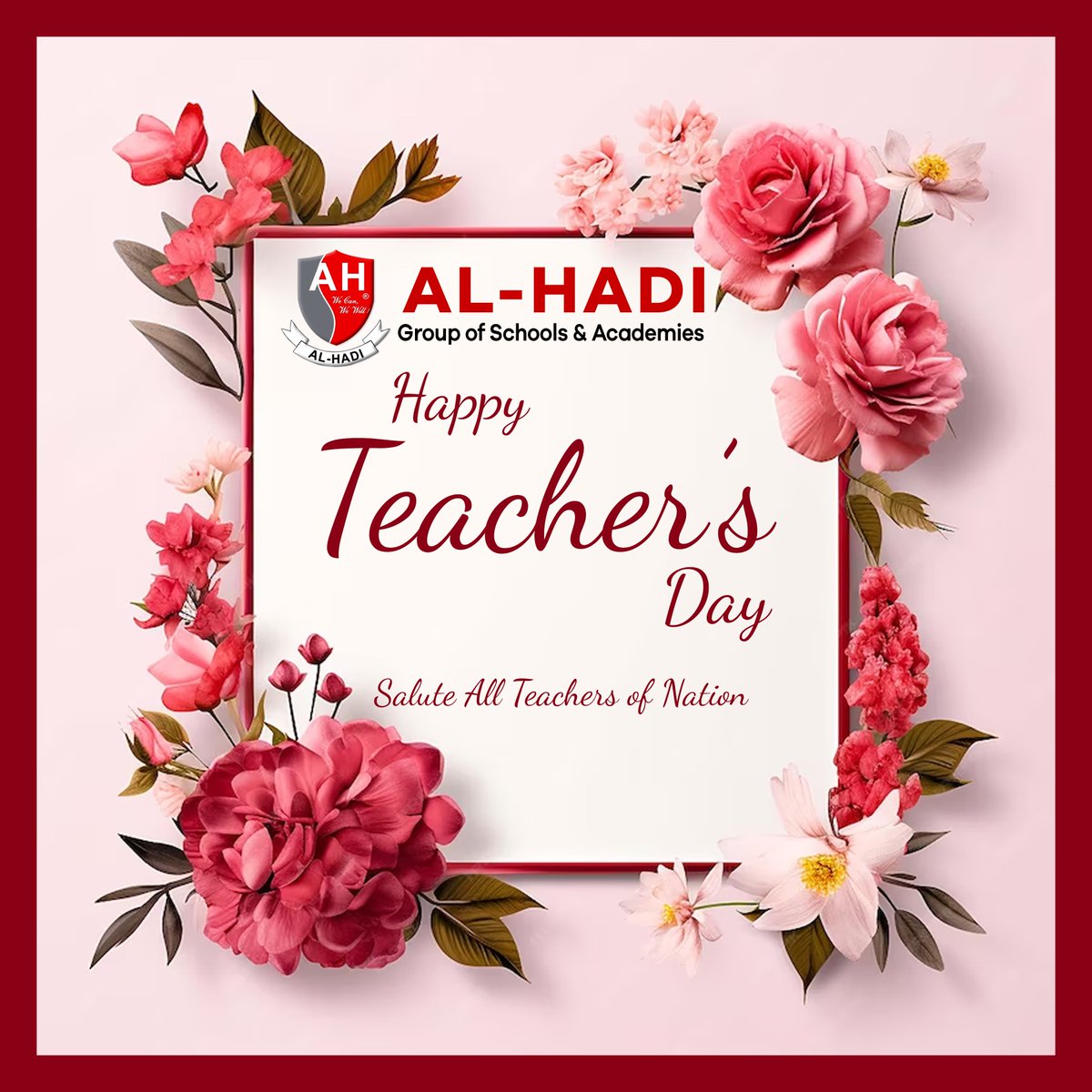alhadiheadofice's tweet image. Happy Teacher's Day
Salute All Teachers of Nation
Al-Hadi group of schools &amp;amp; academies
instagram.com/alhadiheadoffi…

facebook.com/alhadiheadoffi…
#alhadi #fsc #alhadieveningclasses #alhadiacadmy #alhadischool #الھادی #alhadishahdara #alhadilajpatroad #lajpatroad