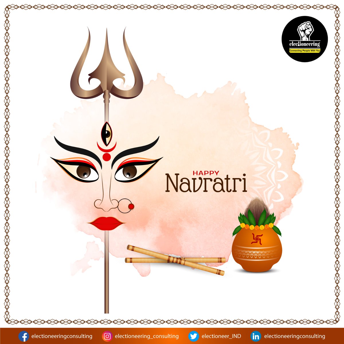 electioneer_IND's tweet photo. Wishing you all a joyous and blessed Navratri!!

May this auspicious festival bring happiness, good health, &amp; prosperity to you &amp; your loved ones. 

 Happy Navratri! 

#Navratri  #नवरात्रि #electioneering #electioneeringconsulting https://t.co/z9JlDneyF6