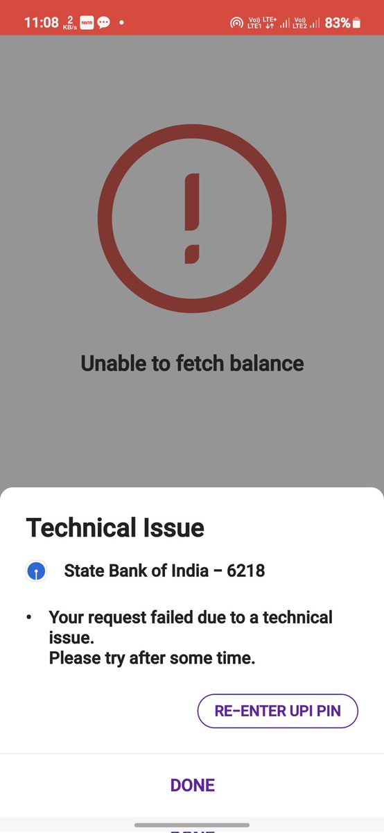vickysoni23's tweet photo. @TheOfficialSBI 2 दिन की यूपीआई बंद है उस बारे में ध्यान दीजिए सर जी और प्रचार मैं पैसे लगाने की बजाय टेक्निकल और सर्विस को बढ़ाने में लगाइए https://t.co/CTHXls6wxe