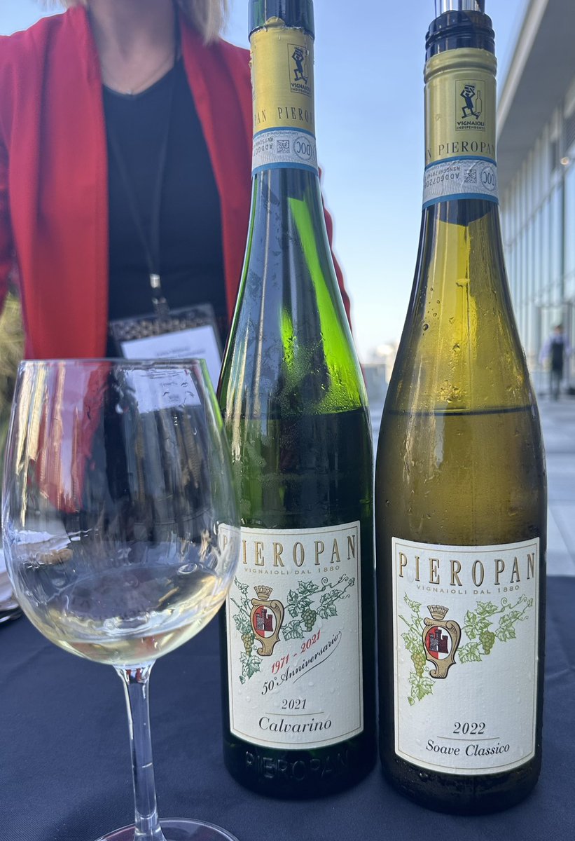 IronChevsky's tweet photo. Among the best values in Italian white wines, and my favorite Soave producer (Veneto) @Pieropan_Soave - excellent showing at the @WineandSpirits 2023 #top100event SF. Drinks well young and aged. https://t.co/LoUBF38dDO