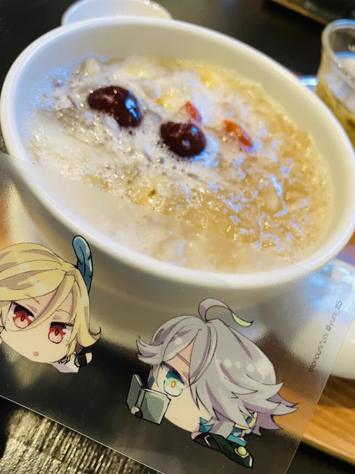 久々の甘露さん!!!!杞菊茶と紅棗百合蓮子銀耳湯〜 