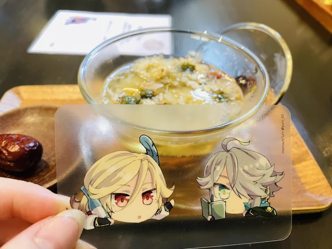 久々の甘露さん!!!!杞菊茶と紅棗百合蓮子銀耳湯〜 
