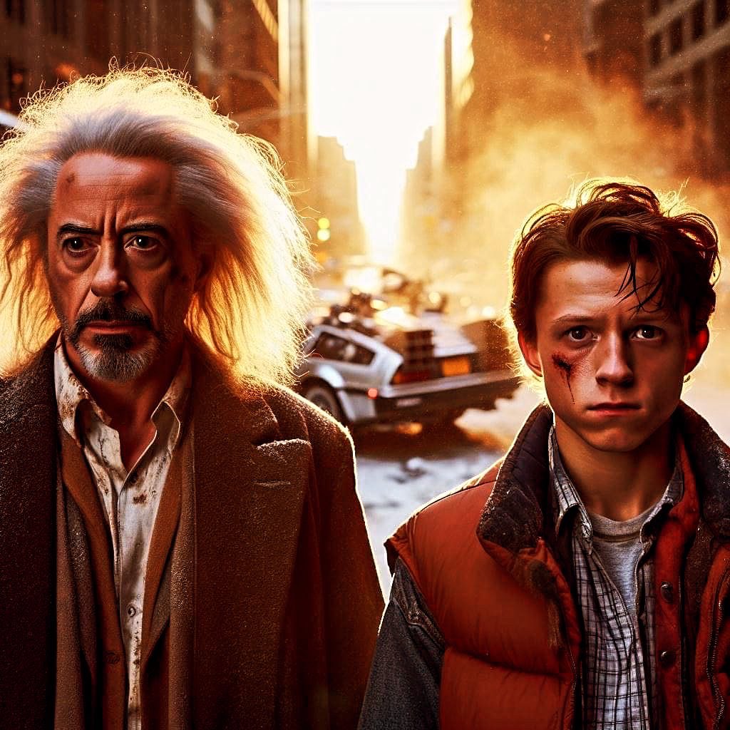 RetroSynthwave's tweet image. Just… imagine!
#backtothefuture #martymcfly #docbrown #robertdowneyjr #tomholland #midjourney #retrosynthwave