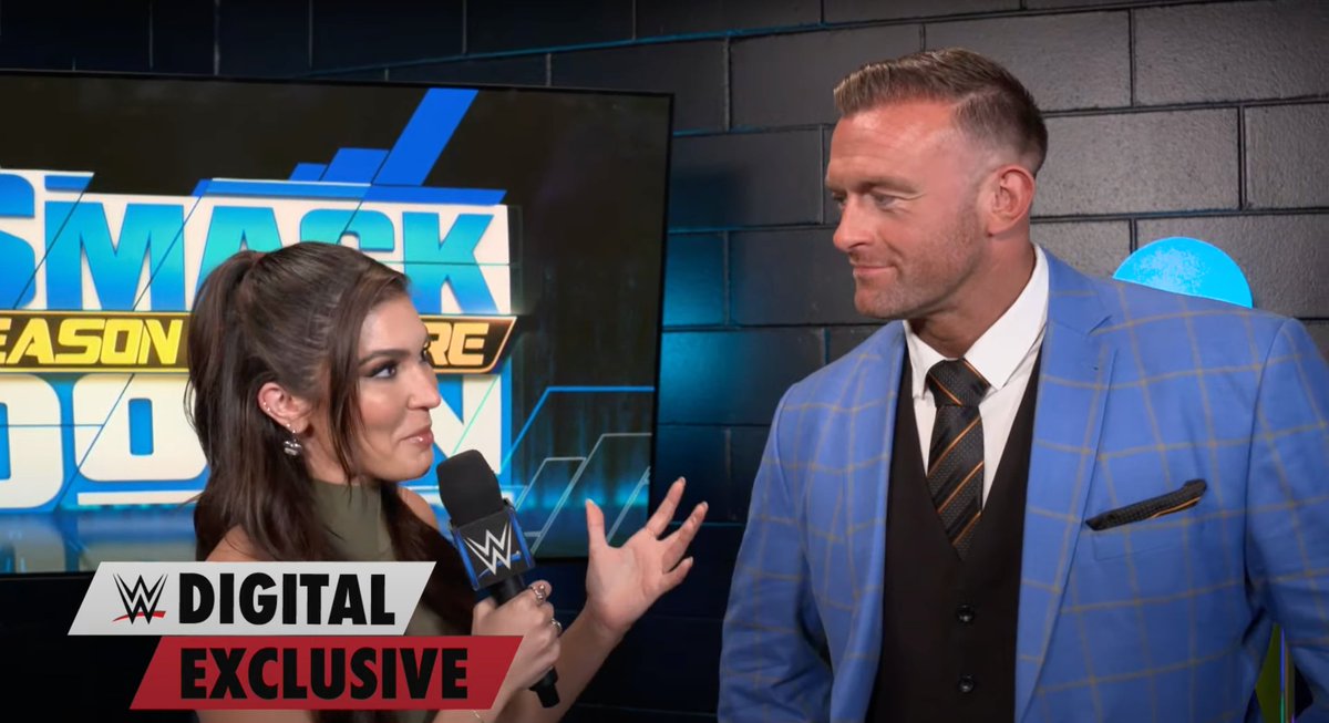 Congratulations to @RealNickAldis on his new role as the GM of @WWE Friday Night Smackdown. We honored he chose to wear @NasirSuits for his big announcement. Now taking in person consultations in the South Florida area. Book your appointment today. nasirsuits.com