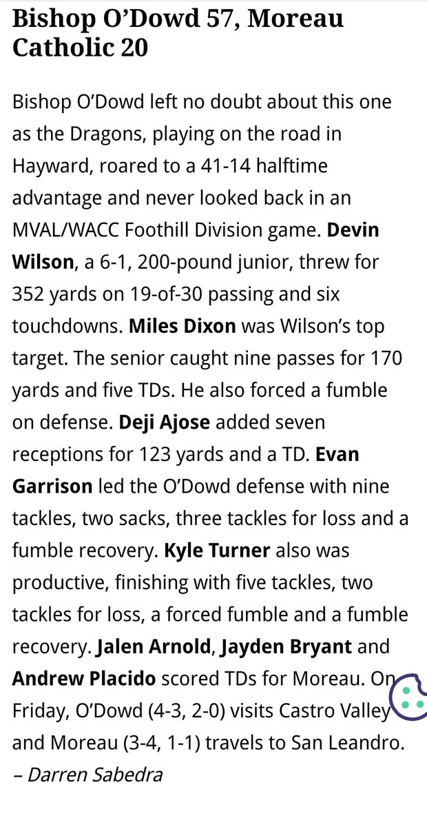 MoreauFootball's tweet photo. Thank you @DarrenSabedra for another honest recap of our Mariner's Football team. Last night was a humbling moment we will surely grow from.
.
@MoreauAthletics @MoreauCatholic #BoomOn3 #GreenGOLD #MarinersMindset @JaydenSB12 @JalenA2025 @andrewplacidoo https://t.co/DBorAq1dkM