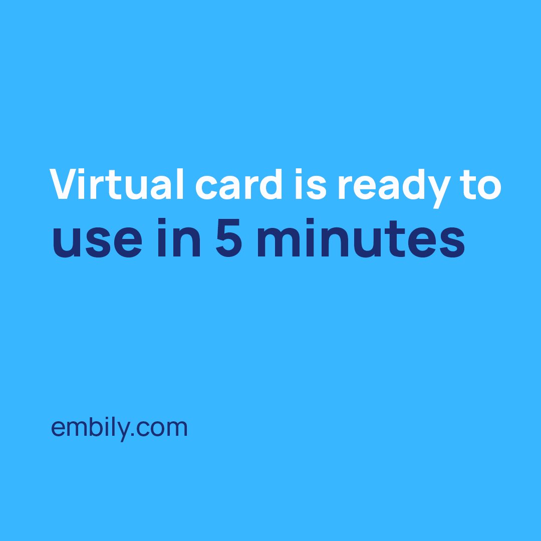 Gone are the days of complicated and time-consuming registration processes!

Visit embily.com and explore the incredible features and benefits of the Embily Card.

register in just 5 minutes, and take the first step towards a new era of financial freedom.