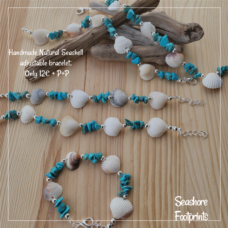 Katrinashells's tweet photo. This Natural Seashell Bracelet is crafted using durable elastic cord, ideal for the perfect fit
Each shell is slightly different, making this a truly unique gift with its beautiful imperfections and pretty contour
https://t.co/6clQyVtlUW
#mhhsbd #shellbracelet #shelljewellery https://t.co/T1MTq8owPQ