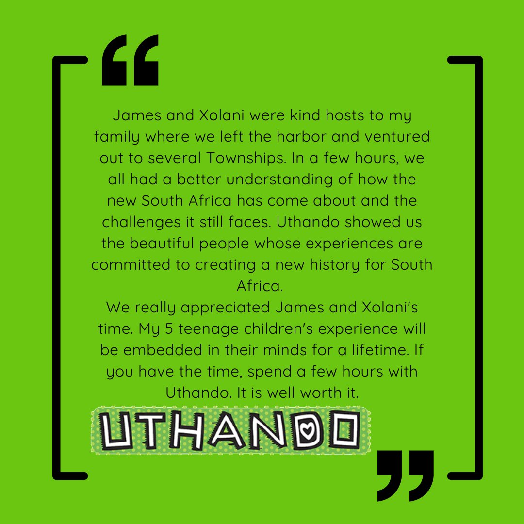 #UthandoSA #MeaningfulTravel #SustainableTourism #YouthEmpowerment #Ubuntu #CapeTownTourism #FairTradeTourism #CommunityDevelopment #Education  #BeTheChange