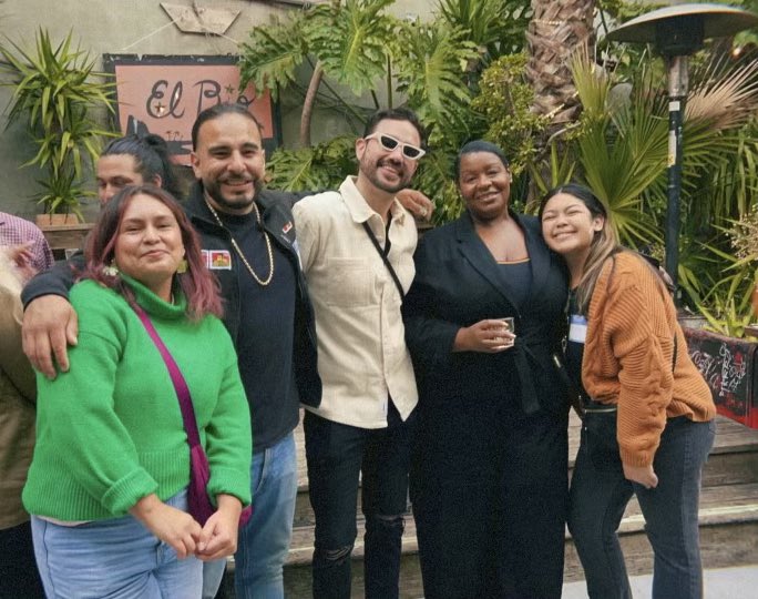 tarshelbeards's tweet photo. So happy to see old work colleagues from @SFSUDECI and support the LatinX Student Center’s fundraiser. The team including my former home away from home #BlackUnitySFSU is doing great work for students. @SFSU You can support too! https://t.co/JdqKrNawYm… https://t.co/pK3ZEOgMMG
