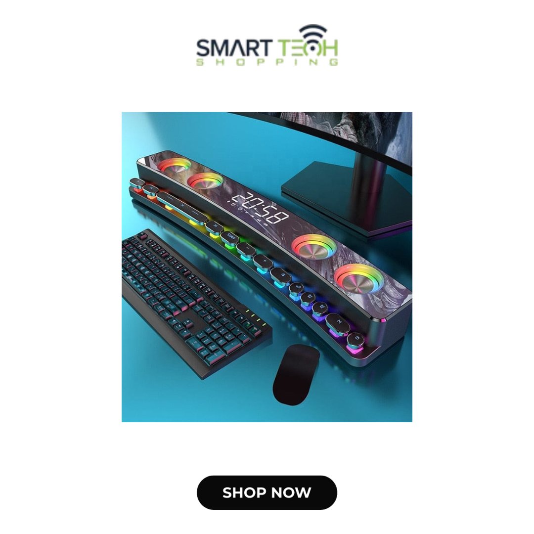 Soaiy SH39 Wireless Bluetooth RGB Computer Gaming Sound Bar with Stereo Subwoofer

#GamingSoundBar #WirelessAudio #RGBLighting #StereoSubwoofer #ImmersiveGaming #AudioExperience #GameInStyle

Shop Now:
smarttechshopping.com/products/soaiy…