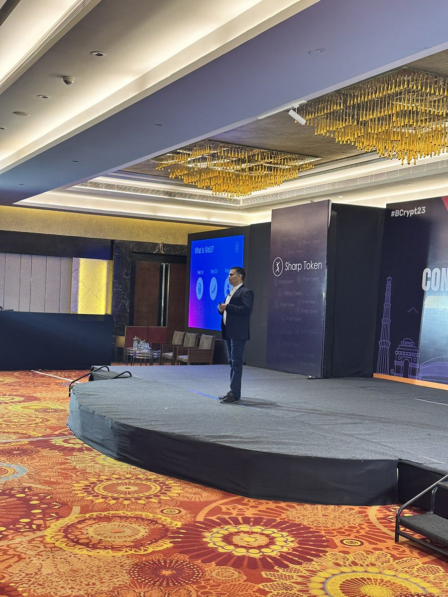 debug_mode's tweet image. Attending very informative keynote talk by @mcbeniwal at #bcrypt23 🙏 #sharptoken @CsharpCorner