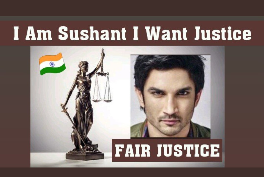 I Am Sushant I Want Justice 

There are millions of Sushant who are fighting for #JusticeForSushantSinghRajput 

Update us 📢
1) @CBIHeadquarters Why and Who killed our #SushantSinghRajput ?
Impose #302InSSRCaseNow 

2) @dir_ed Expose #MoneyLaundering Culprits 

#NoJusticeNoVote