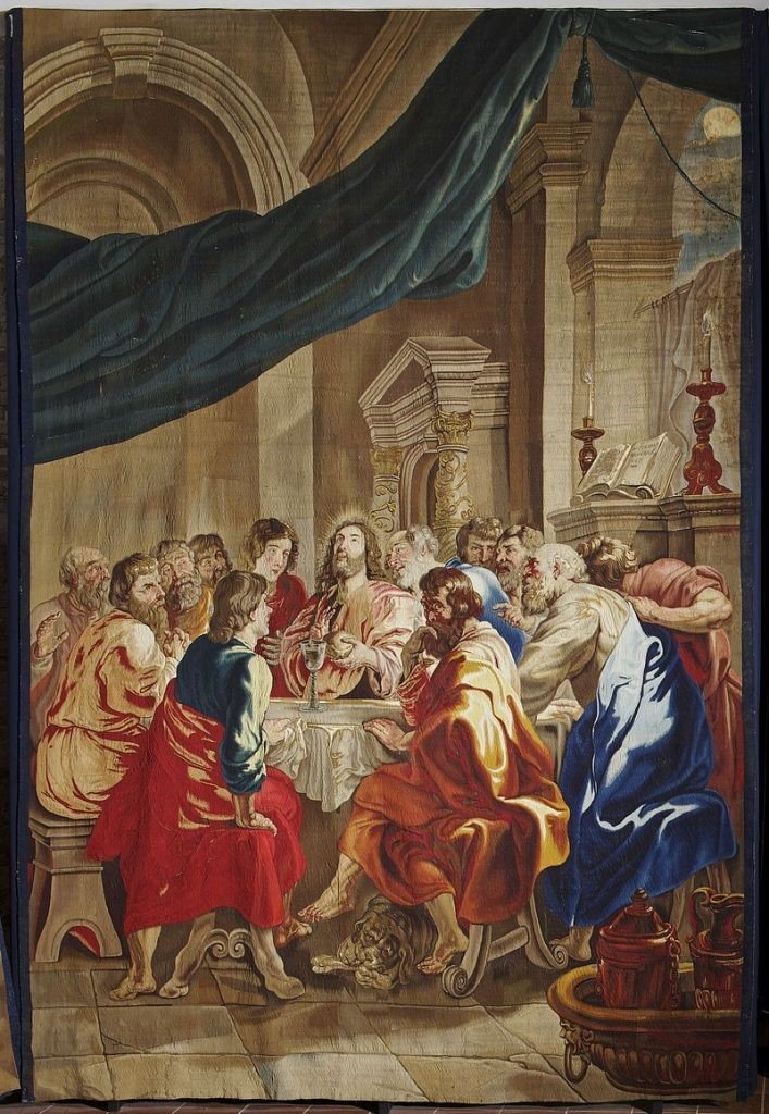 museocittaACQ's tweet photo. Filippo Germisoni, autore dell'opera La Madonna col Bambino esposta al Museo, fu anche uno specialista della pittura dei “sughi d’erba” di cui quasi nulla però sopravvive se non due magnifici sughi d’erba a Frascati (di ##moletta #Arazzo #Germisoni

https://t.co/YaKxug0NnG https://t.co/vQtQdSSAuu