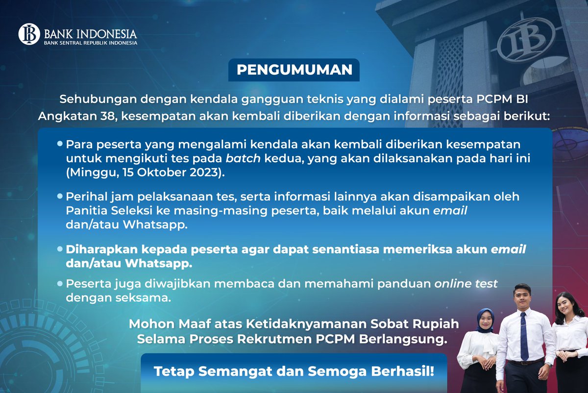 Bank Indonesia tweet media