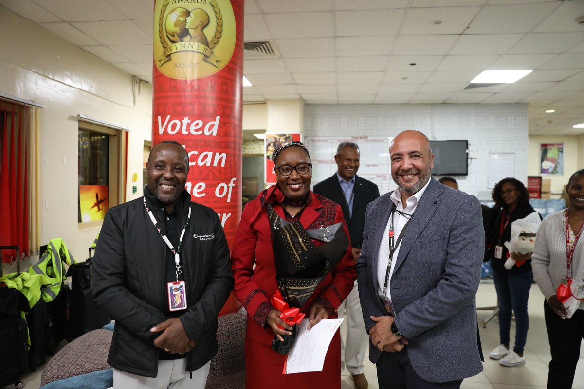 Last night, we hosted a welcome reception for the crew of KQ100 to thank them for their professionalism, patience and going the extra mile to ensure the safety, security and well-being of our guests onboard...Follow thread