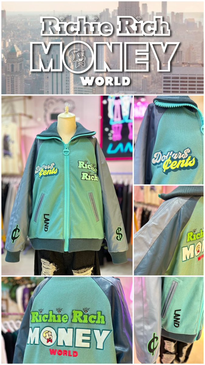 milk_milkboy_s's tweet photo. LAND by MILKBOY 2023 WINTER COLLECTION 『MONEY WORLD$$』
“ RR MONEY WORLD スタジャン ”
color : ミント、マスタード、パープル、ブラック
size : L、XL
#LAND #LANDbyMILKBOY
#RICHIERICH #MONEYWORLD
💰💎WEBカタログ💎💰
https://t.co/geyYd40QXo https://t.co/Hc2RyWNY8v