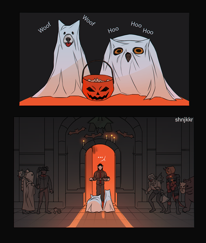 Cazador, trick or treat?
#BaldursGate3 #BG3fanart