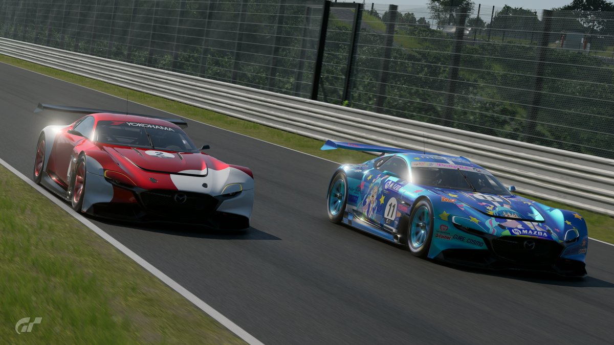 hirotti_1go's tweet photo. #PS5Share, #グランツーリスモ7  今日のマツダカップRd.1は予選7位の決勝4位でフィニッシュしました❗後半のタイヤグリップ低下を考慮しながら最後まで無事に走り切りました✨ https://t.co/k7M8Q62kNb