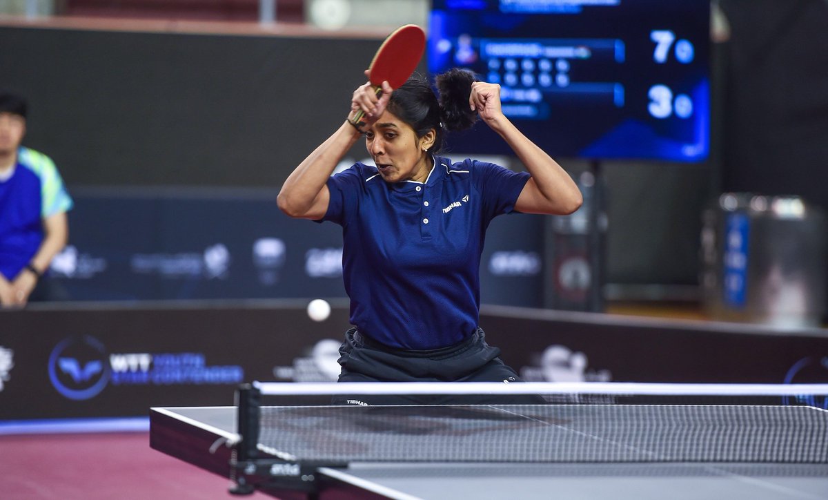 the_bridge_in's tweet photo. 🥁🥁 🇮🇳's Yashaswini Ghorpade won U-19 Girls Singles Title at WTT Youth Star Contender Doha event.

She defeated 🇯🇵's Yuna Ojio 3-2.
7-11, 15-13, 11-5, 8-11, 11-9

#WTTContender
#TableTennis https://t.co/PEv4db1qDU