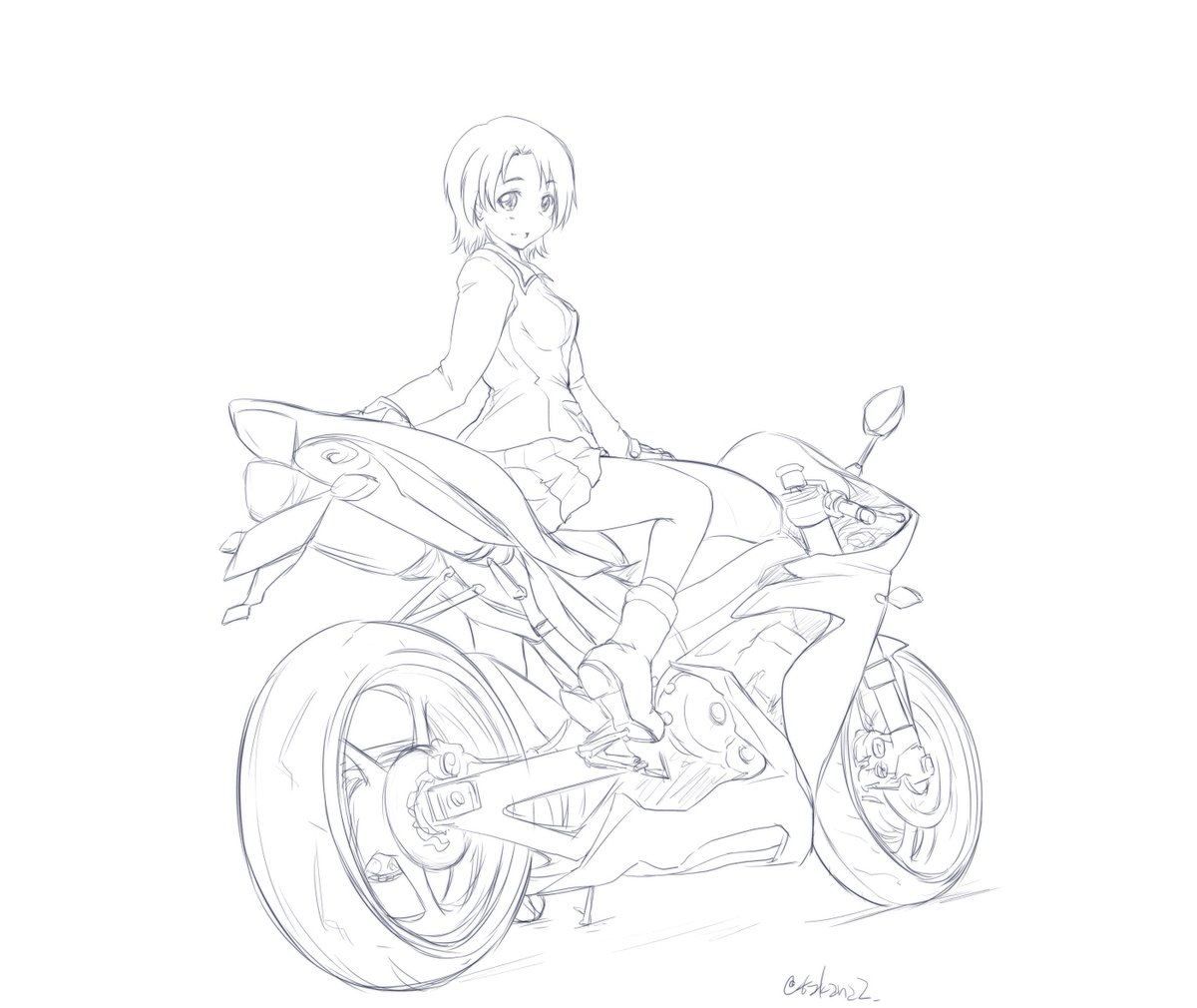 澤梓 「#叫びながら澤梓絵をあげる見た人もやる  梓ああぁっ!」|鷹那２号のイラスト