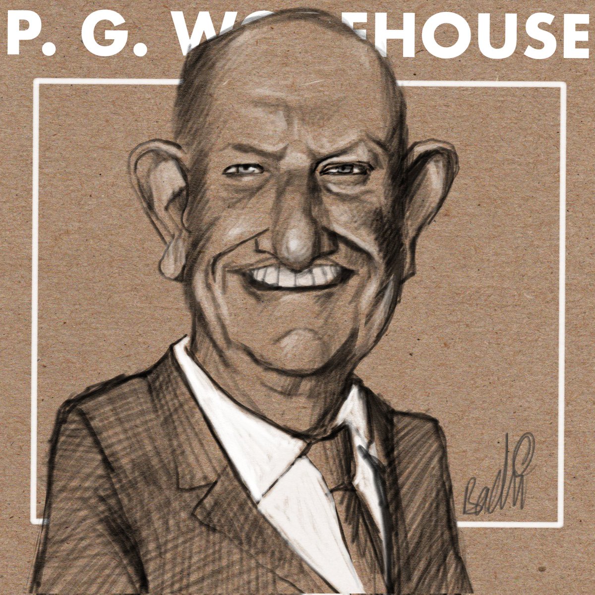 October 15th #author #writer #books #caricaturesbybadri #Caricatura #caricature #caricatures #art #digitalart #drawing #openforcommission #commissionsopen #pgwodehouse