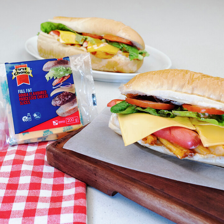 FirstChoiceSA's tweet photo. Celebrate the richness of our South African culture with a Gatsby made with #FirstChoiceCheese slices! 🌟🥪 #FirstChoiceSA #thegoodchoice #socheesy https://t.co/imQEeoqFX7