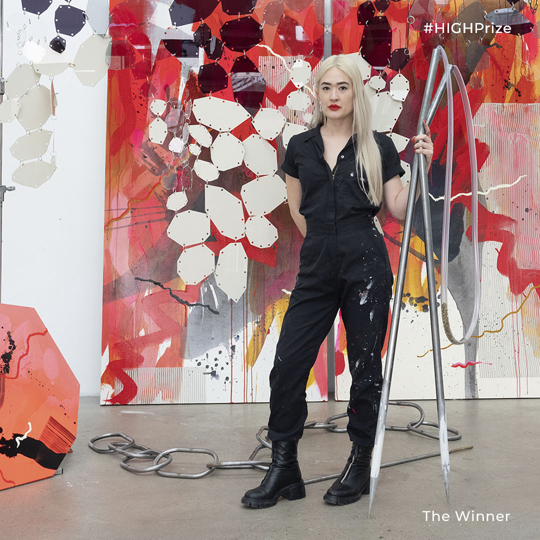 HIGH_Official's tweet photo. We are honoured and delighted to award the HIGH Prize for Creative Excellence to Makiko Harris a multimedia visual artist working across painting, sculpture, installation, and sound.

Discover this amazing artist, read the interview online: https://t.co/ZljsN9JWJL

@RCA https://t.co/miyGdQ4c4E