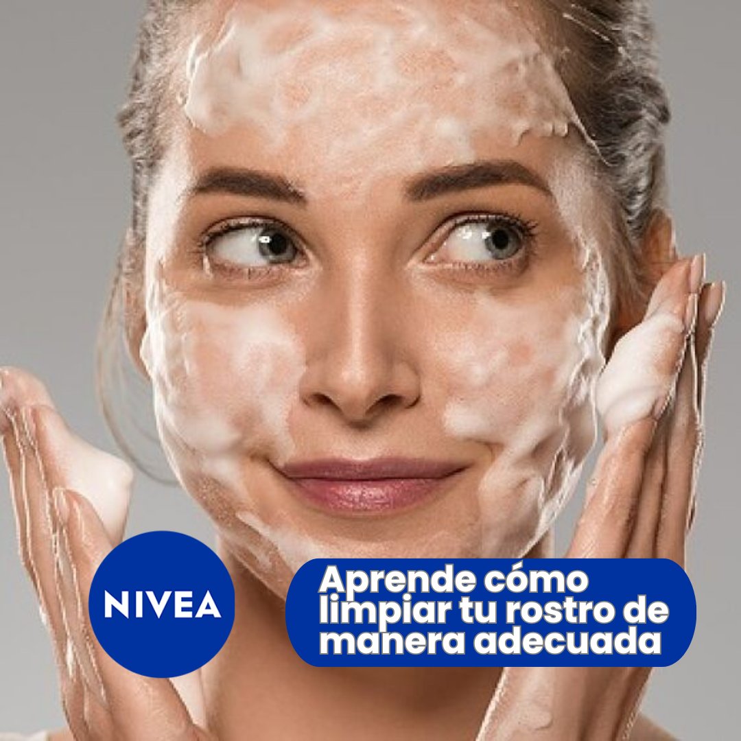 NiveaVenezuela's tweet photo. Dale a tu rostro el cuidado que se merece con el NIVEA Gel Limpiador Efecto Mate. Limpia tu piel suavemente, eliminando el exceso de grasa y brillo para lucir una piel fresca y mate. Aplica el gel sobre tu rostro húmedo, masajea suavemente y enjuaga con agua tibia.
#EfectoMate https://t.co/FEEMpUR1Ao