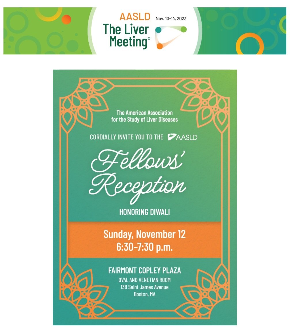 INASL (@inasl_liver) on Twitter photo A Big Thank You to AASLD
For keeping Member's Reception and Fellow's Reception at TLM as occasions to Honour and Celebrate Diwali....🙏
<a href="/AASLDPresident/">AASLD President</a>
<a href="/AASLDtweets/">AASLD</a>
<a href="/AASLDFoundation/">AASLD Foundation</a>
<a href="/ajay_duseja/">Ajay Duseja</a>
<a href="/shivaramsingh/">Shivaram P Singh</a> A Big Thank You to AASLD
For keeping Member's Reception and Fellow's Reception at TLM as occasions to Honour and Celebrate Diwali....🙏
<a href="/AASLDPresident/">AASLD President</a>
<a href="/AASLDtweets/">AASLD</a>
<a href="/AASLDFoundation/">AASLD Foundation</a>
<a href="/ajay_duseja/">Ajay Duseja</a>
<a href="/shivaramsingh/">Shivaram P Singh</a>