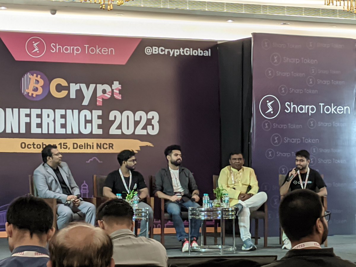 akashmaityone's tweet photo. Me and team in #BCrypt Conference 2023. Let's go Web3. 
@BCrypt23 @BcryptGlobal https://t.co/0gEiAUwNsO
