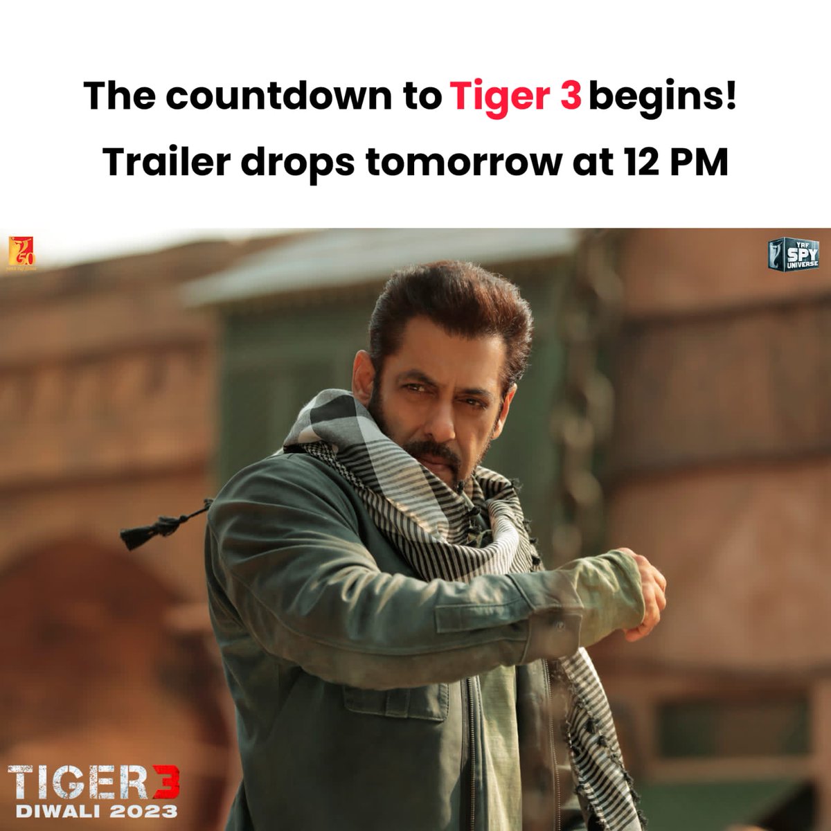 RahulRk_1's tweet photo. I am so excited to watch tiger 3 trailer finally this trailer will releasing tomorrow at 12 pm so be ready for this 
#Tiger3TrailerTomorrow https://t.co/wPnT93wzUg