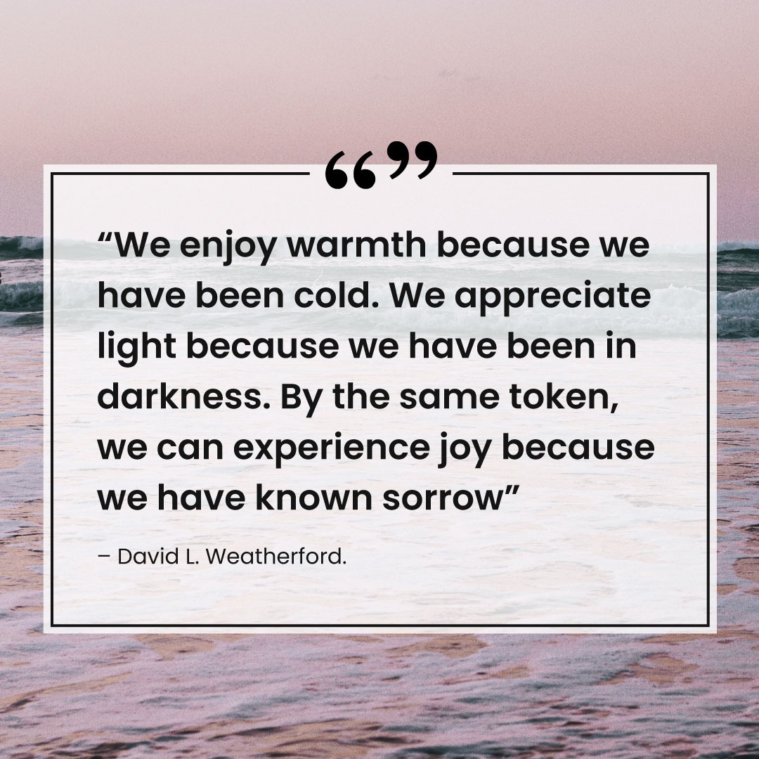 DarkpoolReport's tweet image. Throughout life, we will experience many moments that hold beauty in their sadness. We have to reflect on and find joy amongst all that sorrow.

#quote #quoteoftheday #motivationalquotes #lifestyle #quotestoliveby