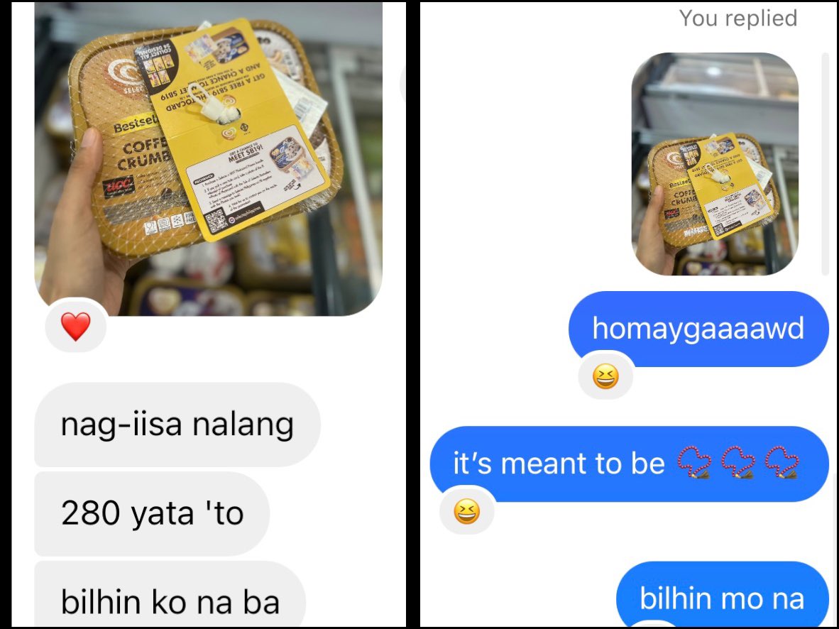 luna_tismo's tweet photo. finally, after a couple of weeks. ❥ nag iisa na lang yung coffee crumble —sakto sa fave natin @imszmcᵕ̈ᵕ̈ otw pa so here i am, manifesting a rare holocard or a pablo photocard cutie 🤞
@SB19Official #SB19
@SelectaPH #SB19xSelecta
#SelectaPH #MaPaSelectaMuna https://t.co/9qzaNlxeke