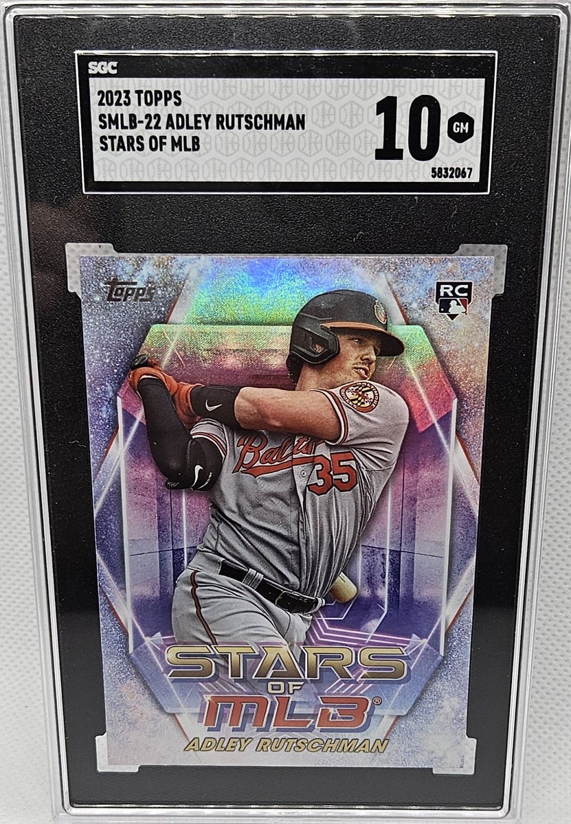 KYbreadman's tweet image. Found this in my mail I missed this weekend.  Can't beat a @sgcgrading 10 Adley Rutschman!  #RC #Adley #topps #whodoyoucollect #MLB #Orioles